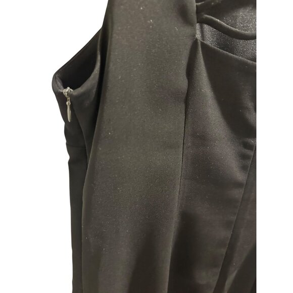 ✌️ 2/$40 ✌️ Black Sleeveless Dress With Unique Back Strap Design Size 14 By CDC - Picture 5 of 6